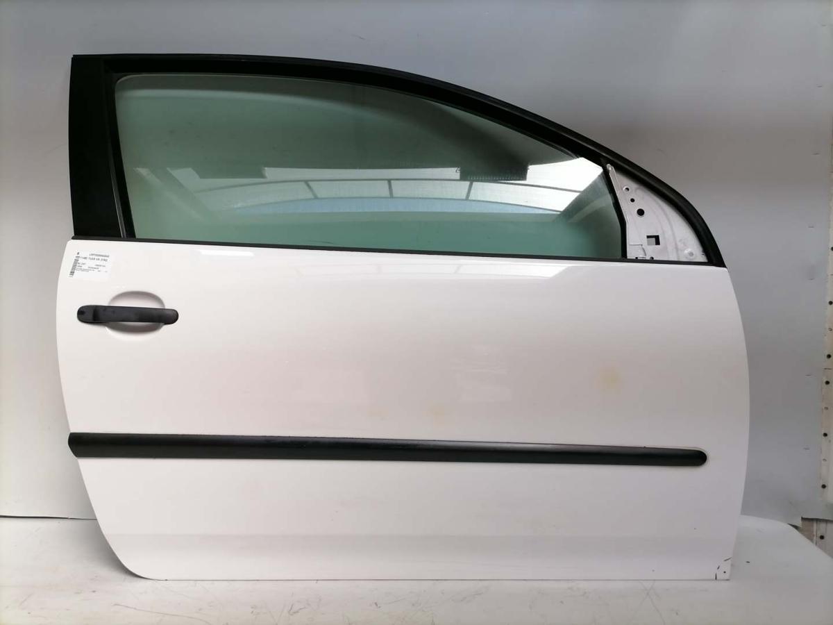 VW Golf 5 original T&uuml;r vorn rechts LB9A Candywei&szlig; 3-T&uuml;rer Rohbau Bj.2007